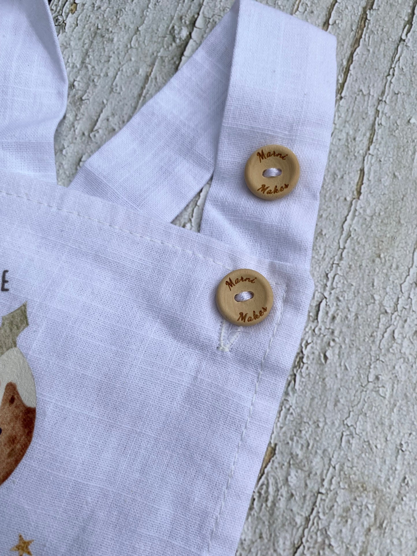 Little Pudding Cross Back Bummie Romper 18-24 Months