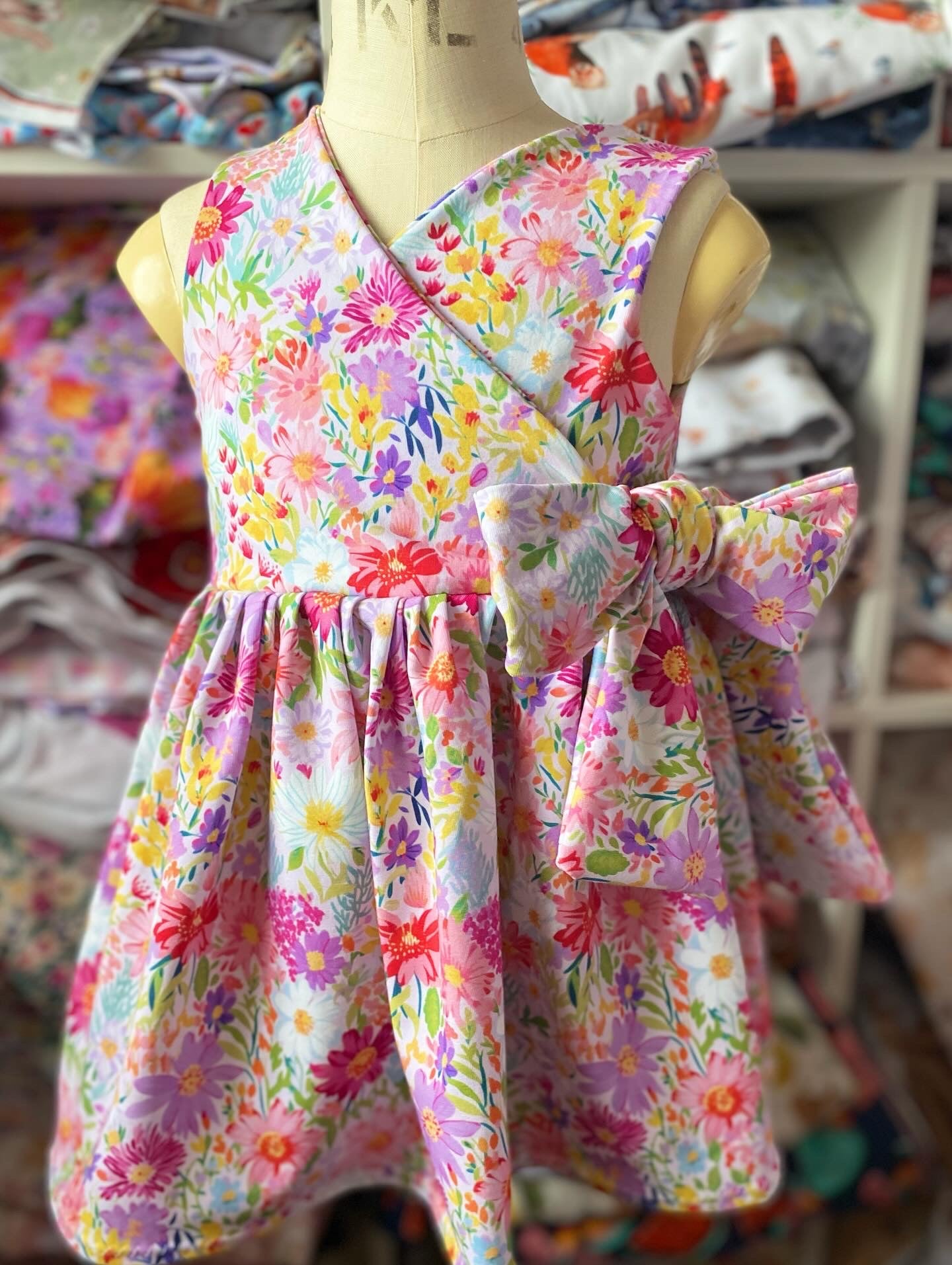 Bow Wrap Dress