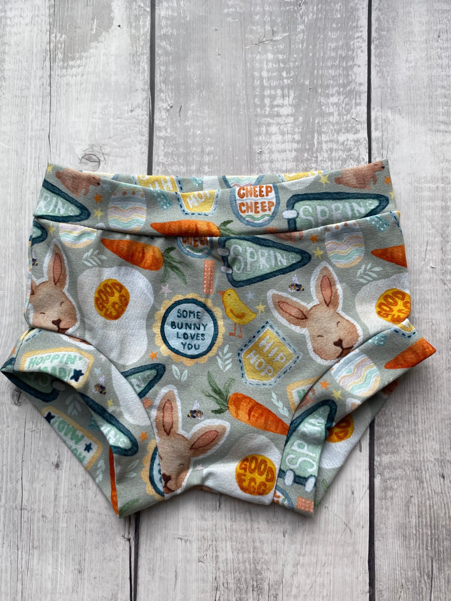 Bunny Loves You Bummie Shorts 18-24 Months
