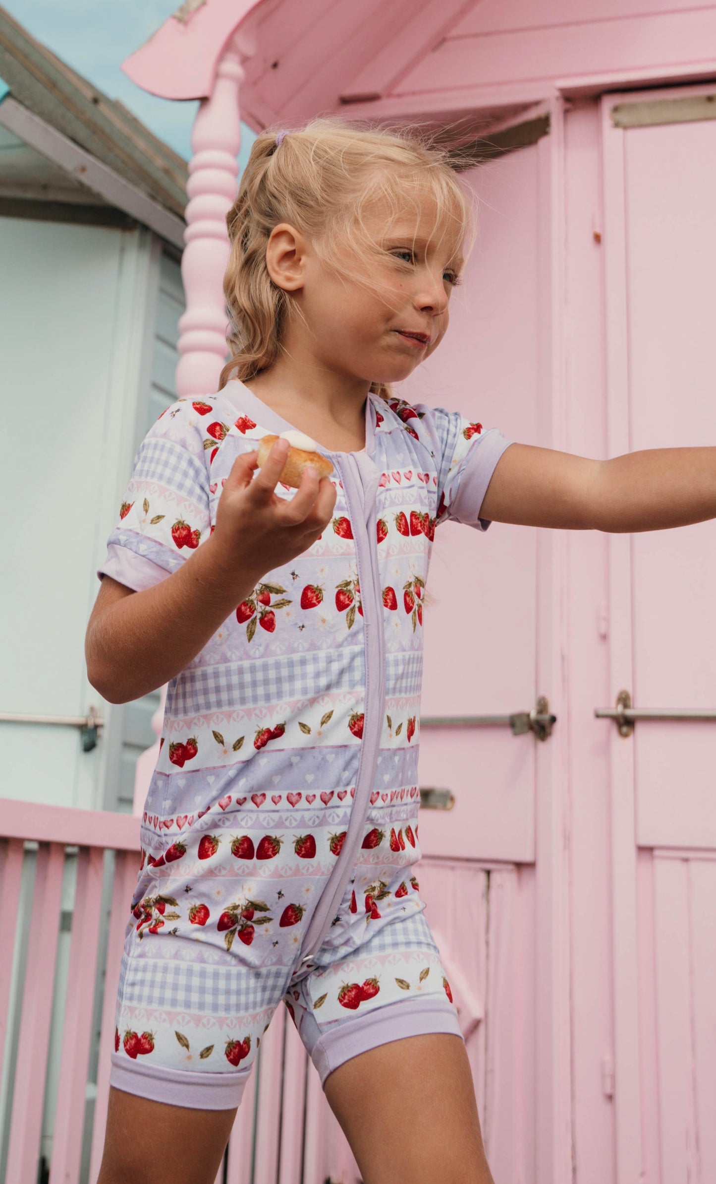 Summer Bamboo Short Double Zip Rompers - Various Designs