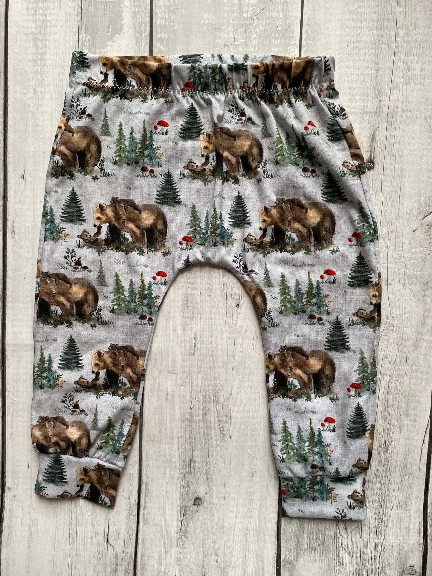 Mama Bear Elastic Harem Leggings 18-24 Months