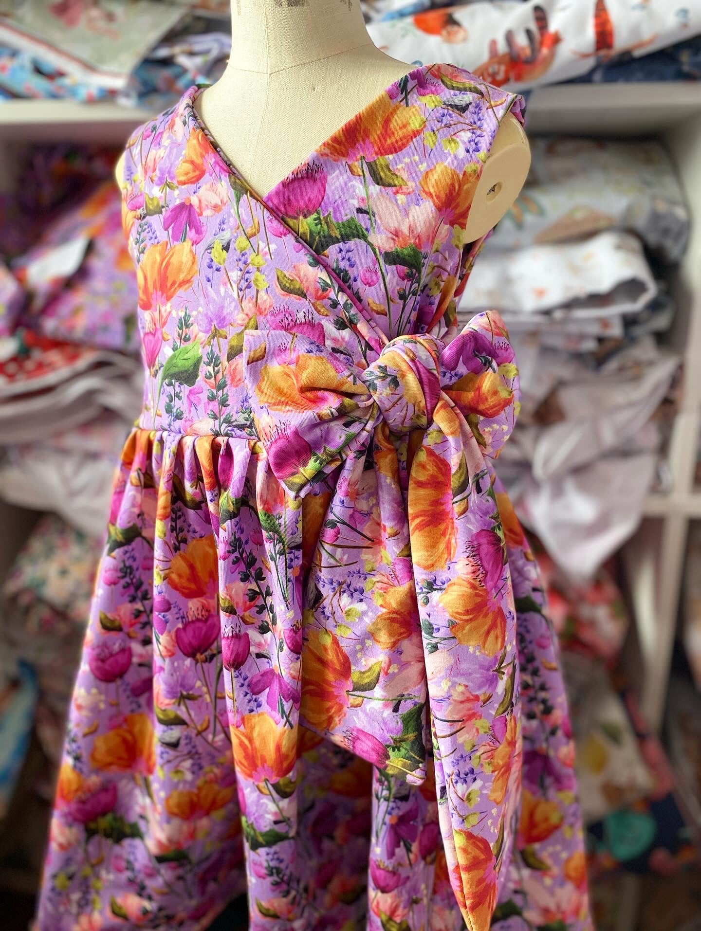 Bow Wrap Dress