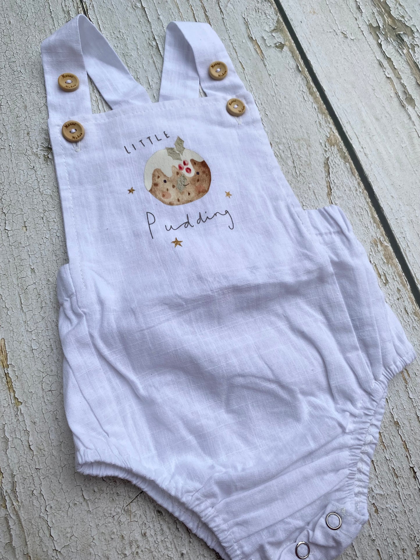 Little Pudding Cross Back Bummie Romper 18-24 Months