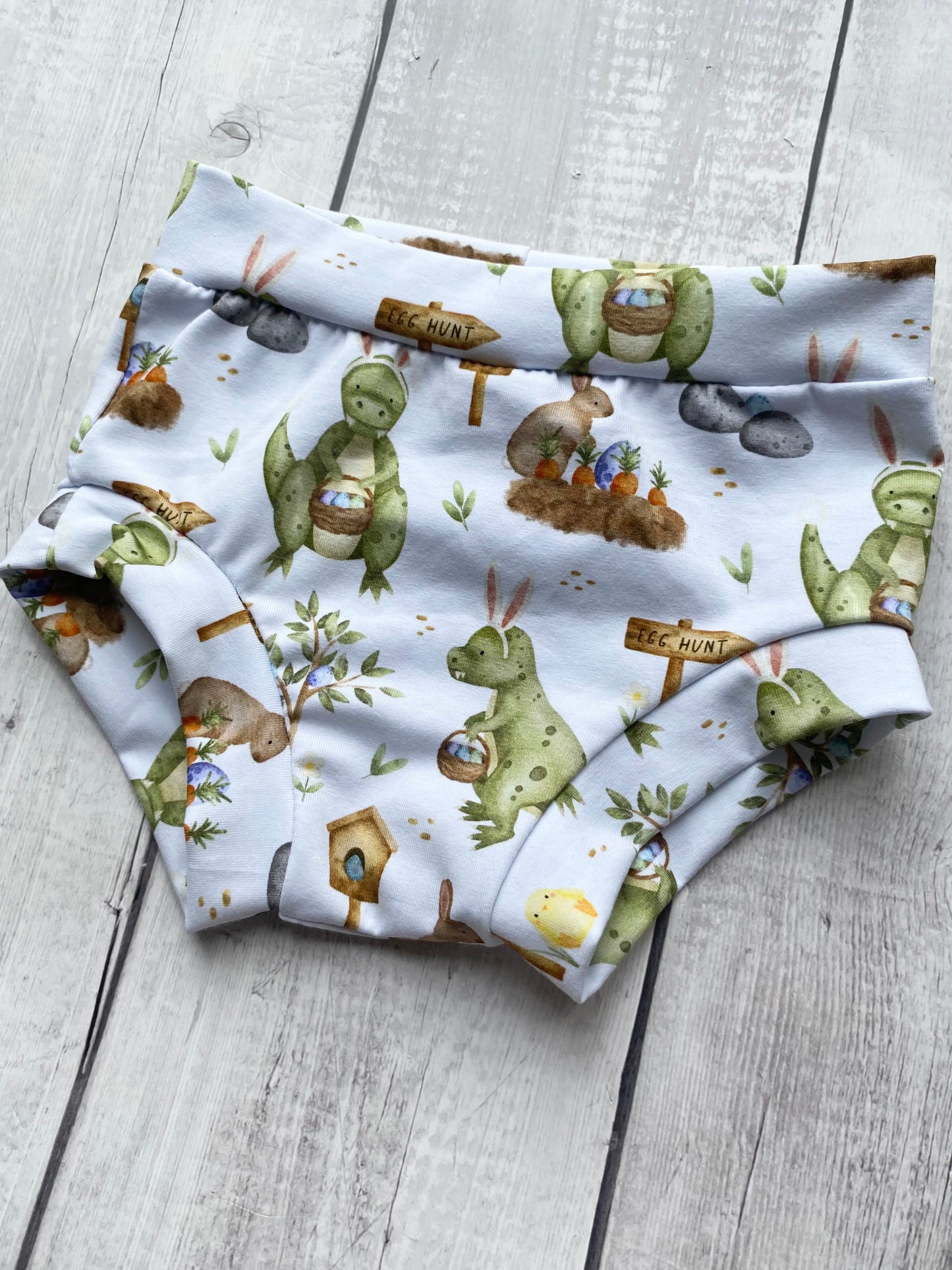 Dino Hunt Bummie Shorts 18-24 Months