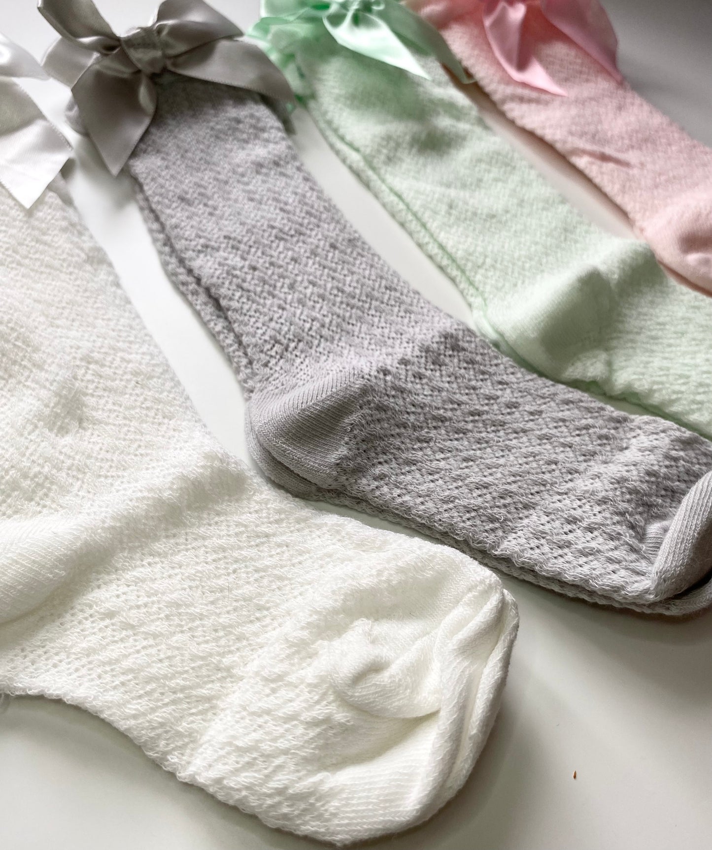 Knee High Bow Socks
