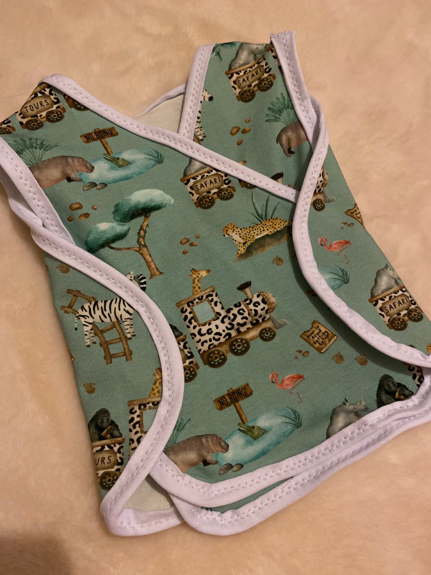 Premature 3-5lbs NICU Smock Wrap Vest