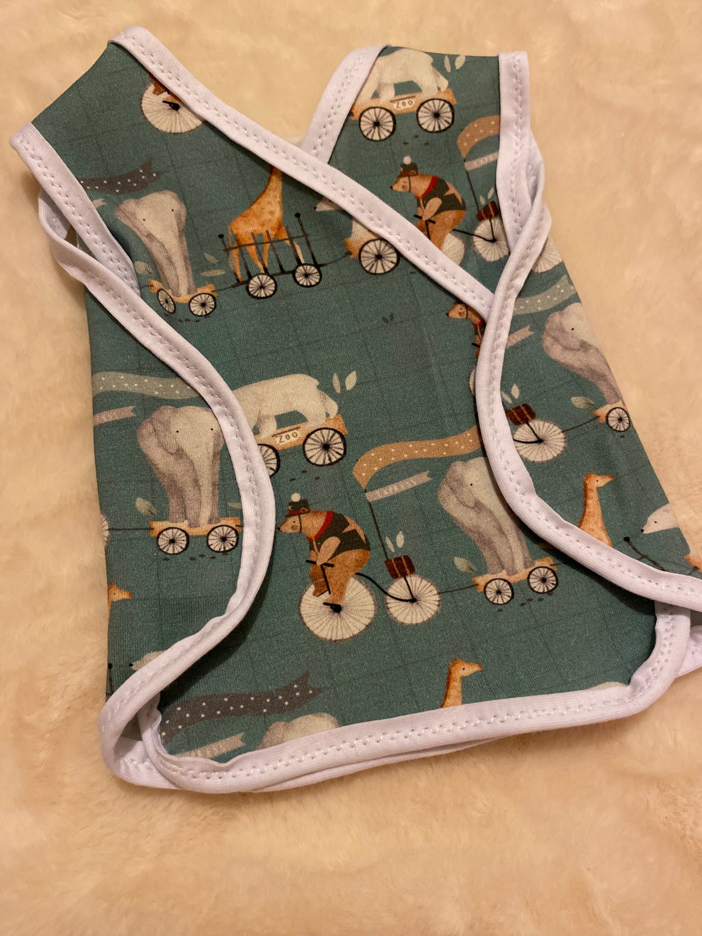Premature 3-5lbs NICU Smock Wrap Vest