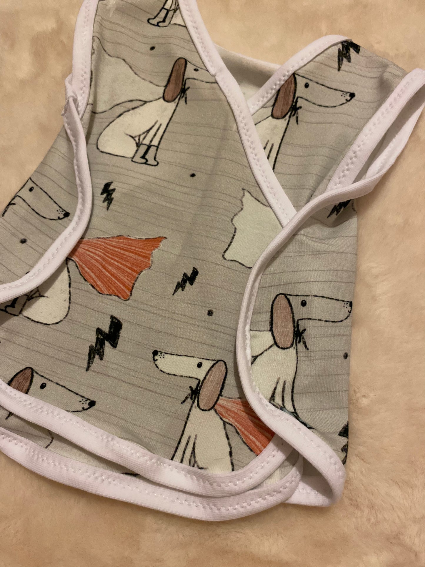 Premature 3-5lbs NICU Smock Wrap Vest
