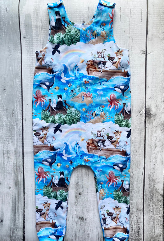 Noah’s Ark Charity Print Full Length Romper 3-4 Years
