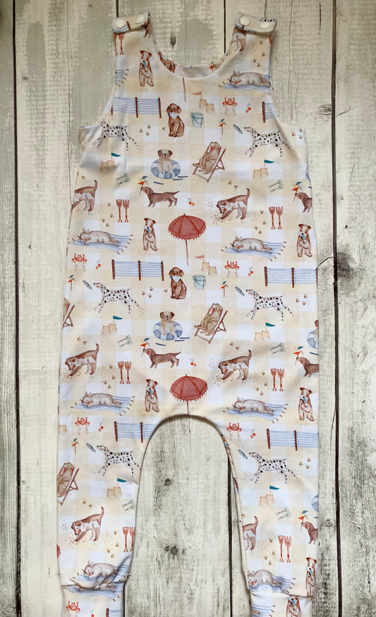 Dog Beach Full Length Romper 3-4 Years
