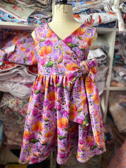 Bow Wrap Dress
