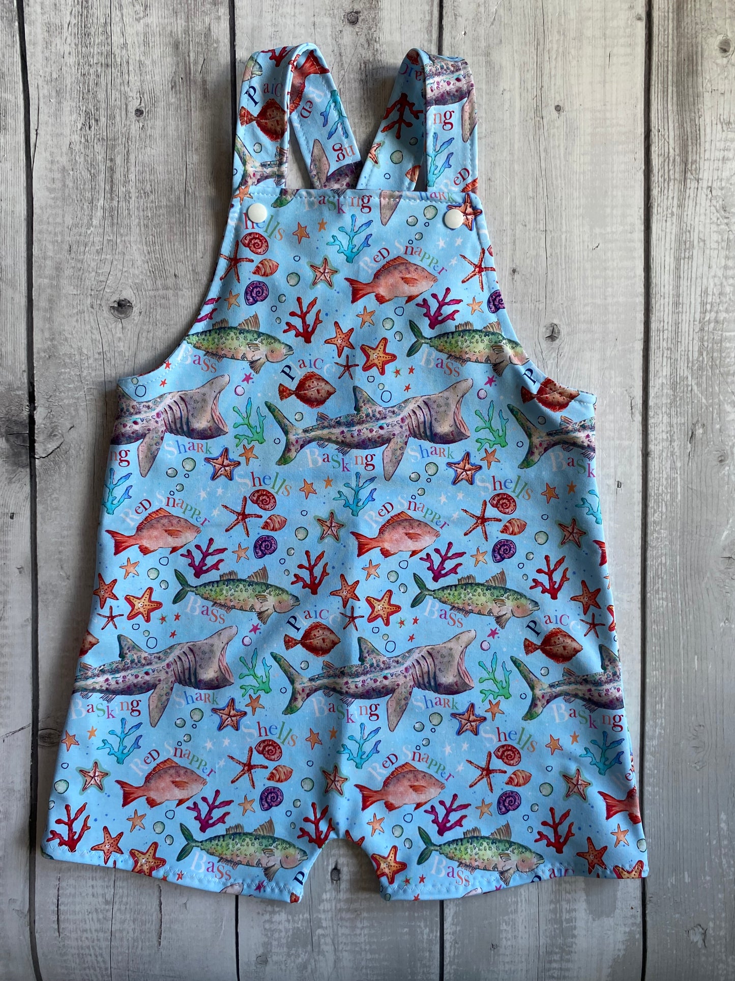 Sealife Short Dungarees 2-3 Years