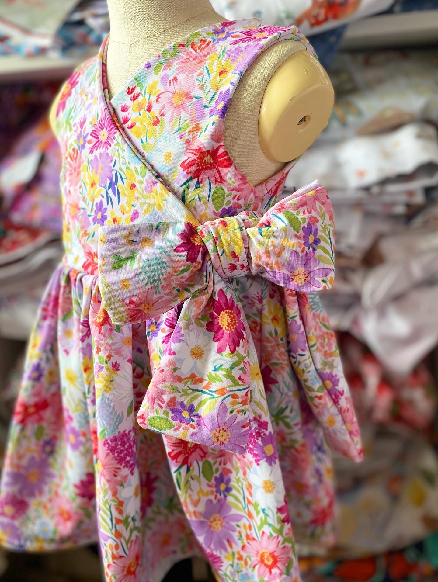 Bow Wrap Dress