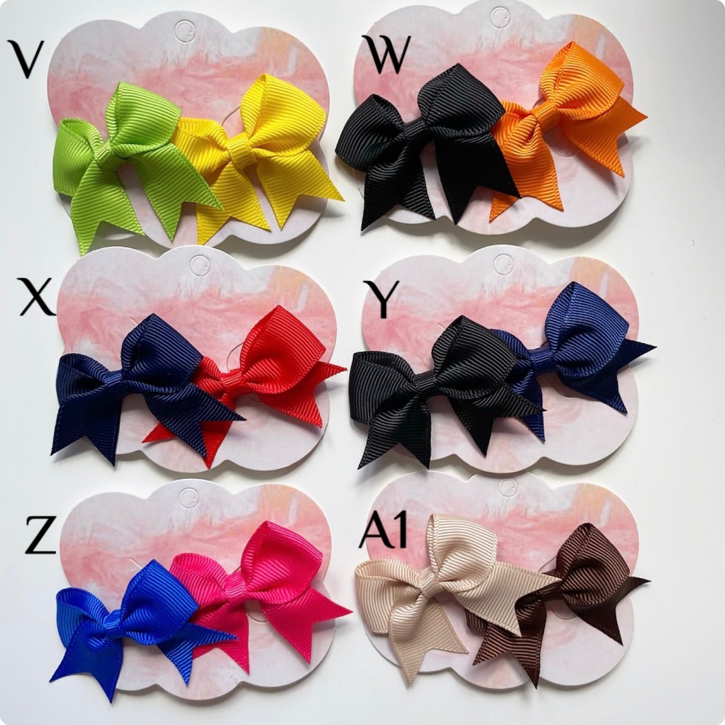 Hair bow clips